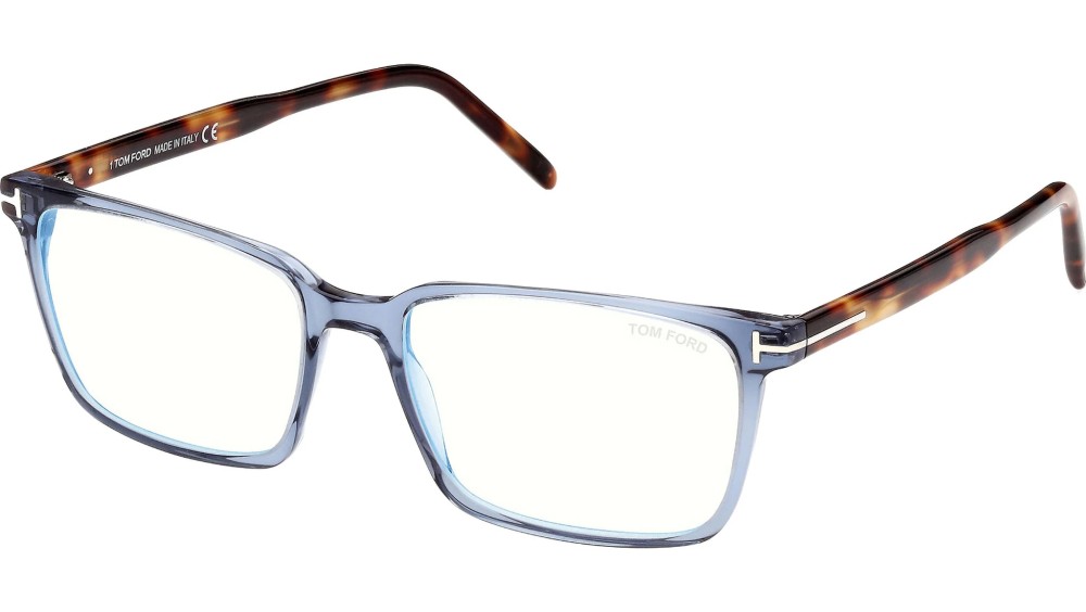 Tom Ford FT5802-B - 090 - 55 - AVEC DES VERRES À FILTRE ANTI LUMIÈRE BLEU-VIOLET Cadres optiques Square