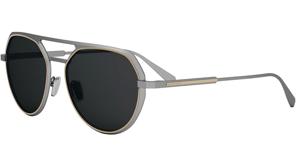 Bvlgari BV40019U OCTO - 17D - 56 Lunettes de soleil Argent Pilote (Aviateur)