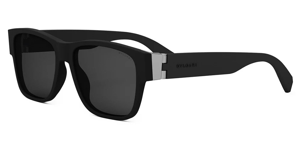 Bvlgari BV40022I ALUMINIUM - 02A - 56 Lunettes de soleil Noir Angulaire