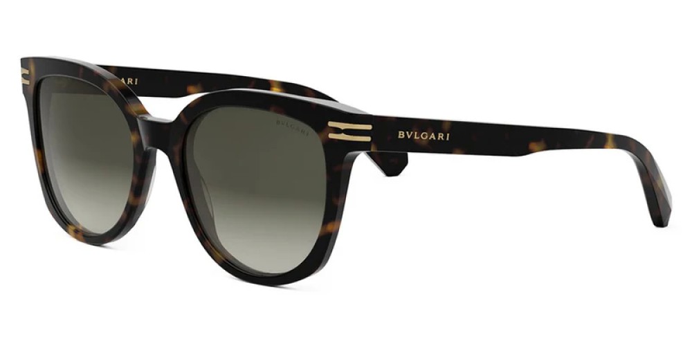 Bvlgari BV40027F B ZERO1 - 52F - 55 Lunettes de soleil Havane foncé Coussin arrondi