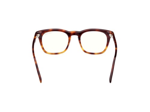 Tom Ford FT5870-B - 056 - 50 - AVEC DES VERRES À FILTRE ANTI LUMIÈRE BLEU-VIOLET Cadres optiques Havane Angulaire