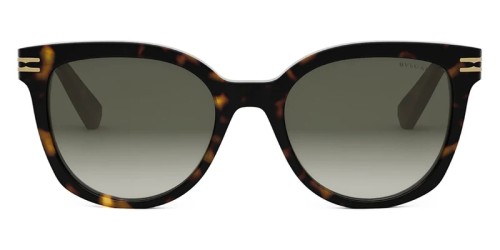 Bvlgari BV40027F B ZERO1 - 52F - 55 Lunettes de soleil Havane foncé Coussin arrondi