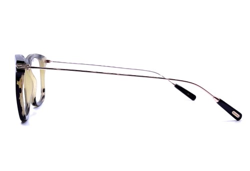 Tom Ford FT5851-Private Collection REAL HORN - 062 - 51 Cadres optiques Corne verte Angulaire