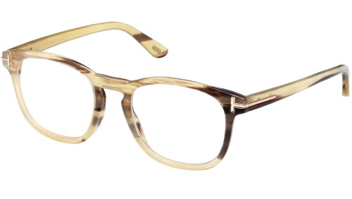 Tom Ford FT5849-Private Collection REAL HORN - 062 - 50 Cadres optiques Havane Angulaire