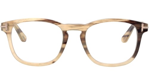 Tom Ford FT5849-Private Collection REAL HORN - 062 - 50 Cadres optiques Havane Angulaire