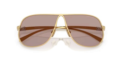 MIU MIU MU A56S - 5AK20I - 66 Lunettes de soleil Or Pilote (Aviateur)