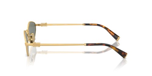 MIU MIU MU 56ZS - 5AK04M - 56 Lunettes de soleil Or Irrégulier