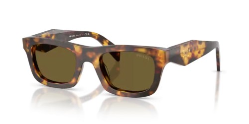 PRADA PR C06S - 14L09Z - 50 Lunettes de soleil Miel écaille Coussin