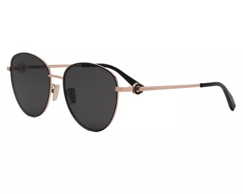 Bvlgari BV40036U - 28A - 56 Lunettes de soleil Noir, Or rose Coussin arrondi