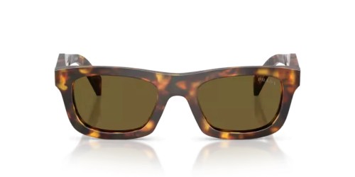 PRADA PR C06S - 14L09Z - 50 Lunettes de soleil Miel écaille Coussin