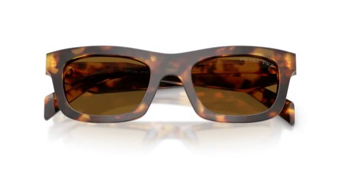 PRADA PR C06S - 14L10U - 50 - AVEC DES VERRES POLARISÉS Lunettes de soleil Miel écaille Coussin
