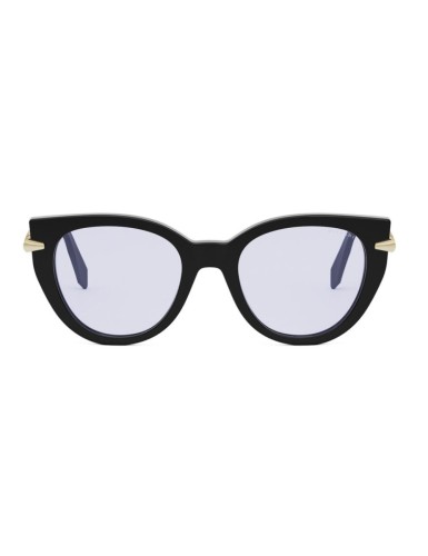 Bvlgari BV50001I - 001 - 51 Cadres optiques Noir, Or Coussin arrondi