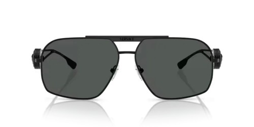 VERSACE VE2269 - 143387 - 62 Lunettes de soleil Noir mat Irrégulier