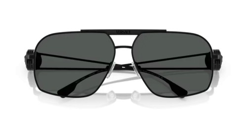 VERSACE VE2269 - 143387 - 62 Lunettes de soleil Noir mat Irrégulier
