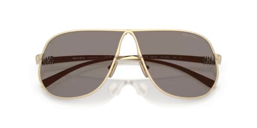 MIU MIU MU A56S - ZVN80Q - 66 Lunettes de soleil Or pâle Pilote (Aviateur)