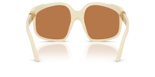 MIU MIU MU A07S - 21D90Q - 59 Lunettes de soleil Lait blanc Irrégulier