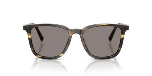 MIU MIU MU B03S - 25E80Q - 53 Lunettes de soleil Rayé loden Angulaire
