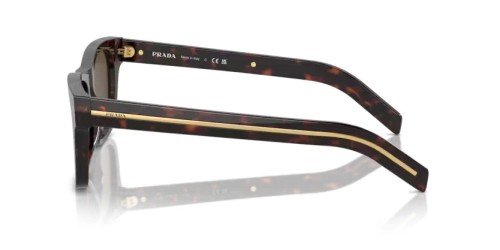 PRADA PR A17S - 17N70F - 54 Lunettes de soleil Radica écaille Rectangle