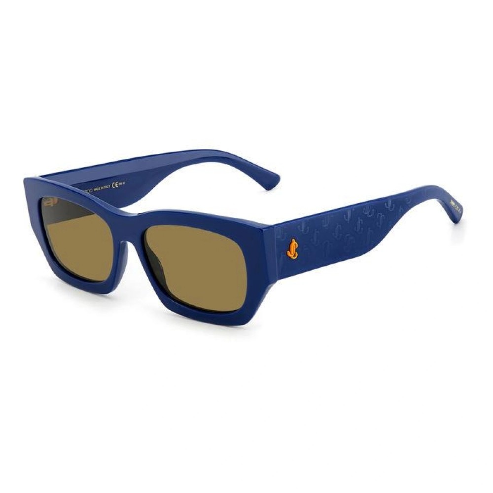 Jimmy Choo CAMI/S - PJP70 - 56 Lunettes de soleil Bleu Angulaire