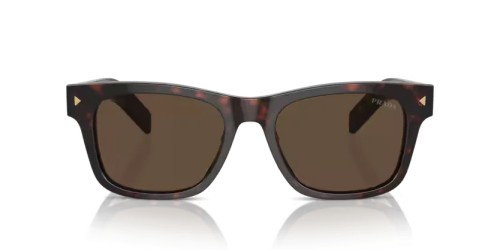 PRADA PR A17S - 17N70F - 54 Lunettes de soleil Radica écaille Rectangle