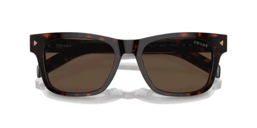 PRADA PR A17S - 17N70F - 54 Lunettes de soleil Radica écaille Rectangle