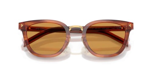 PRADA PR C01SD - 27F60F - 52 - AVEC DES VERRES PHOTOCHROMIQUES Lunettes de soleil Havane, Cognac Œil de chat