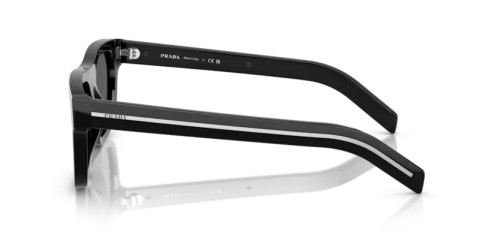 PRADA PR B12S - 16K731 - 55 Lunettes de soleil Noir Coussin