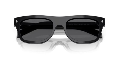 PRADA PR B12S - 16K731 - 55 Lunettes de soleil Noir Coussin