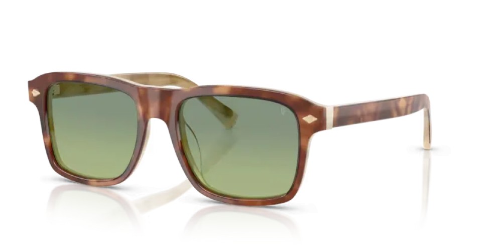 BRUNELLO CUCINELLI BC4014S - 10064M - 53 Lunettes de soleil Havane Rectangle