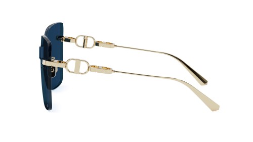 Dior CD CHAIN M1U - B0B0 D - 140 Lunettes de soleil Or Angulaire