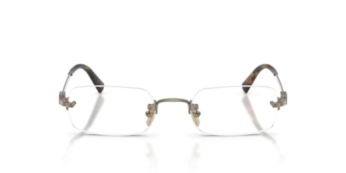 MIU MIU MU 50YV - 26C1O1 - 52 Cadres optiques Vieux or Rectangle