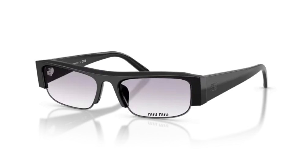 MIU MIU MU B07S - 16K04O - 51 Lunettes de soleil Noir Rectangle