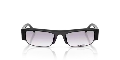 MIU MIU MU B07S - 16K04O - 51 Lunettes de soleil Noir Rectangle