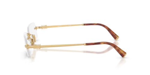 MIU MIU MU 50YV - 5AK1O1 - 52 Cadres optiques Or Rectangle