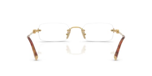 MIU MIU MU 50YV - 5AK1O1 - 52 Cadres optiques Or Rectangle