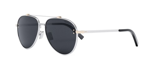 Dior CD DIAMOND A1U - F2A0 N - 59 Lunettes de soleil Argent, Or Pilote (Aviateur)