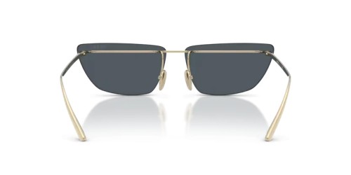 PRADA PR C52S - ZVN70B - 64 Lunettes de soleil Or pâle Papillon