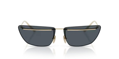PRADA PR C52S - ZVN70B - 64 Lunettes de soleil Or pâle Papillon