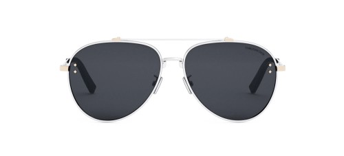 Dior CD DIAMOND A1U - F2A0 N - 59 Lunettes de soleil Argent, Or Pilote (Aviateur)