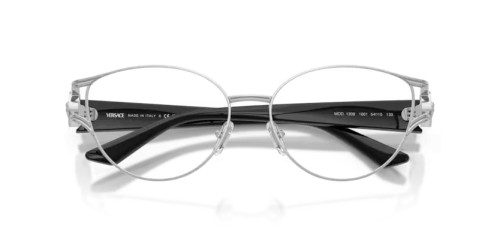 VERSACE VE1309 - 1001 - 54 Cadres optiques Argent Œil de chat