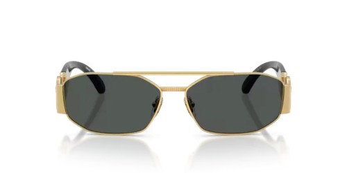 VERSACE VE2287 - 100287 - 58 Lunettes de soleil Or Irrégulier