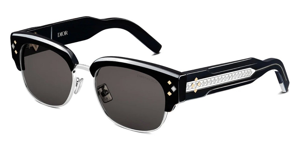 Dior CD DIAMOND C1U - 13A0 N - 55 Lunettes de soleil Browline (Eyebrow line)