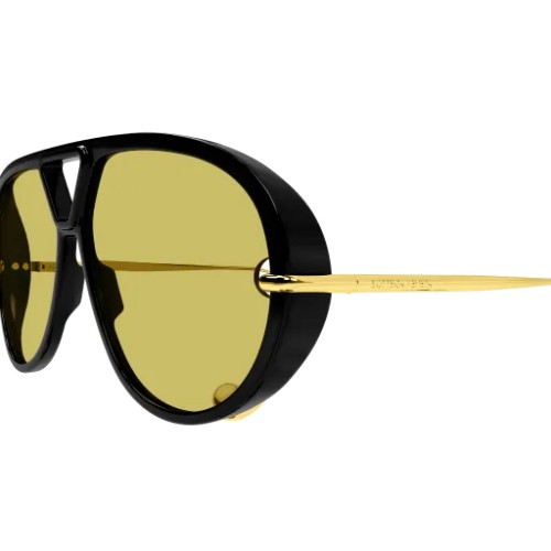 Bottega Veneta BV1273S - 003 - 63 Lunettes de soleil Noir Pilote (Aviateur)