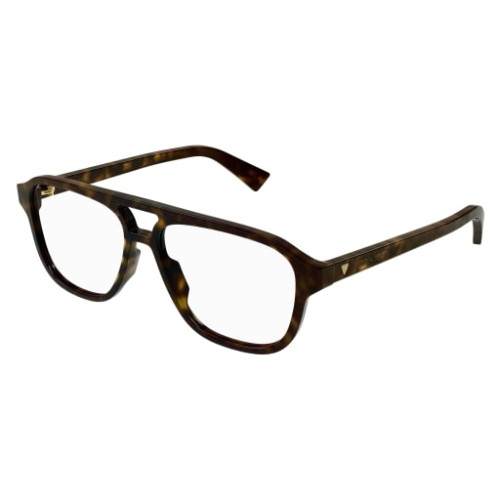 Bottega Veneta BV1294O - 002 - 56 Cadres optiques Havanna Pilot (Aviator)