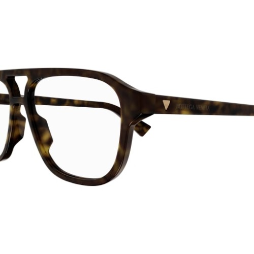 Bottega Veneta BV1294O - 002 - 56 Cadres optiques Havanna Pilot (Aviator)