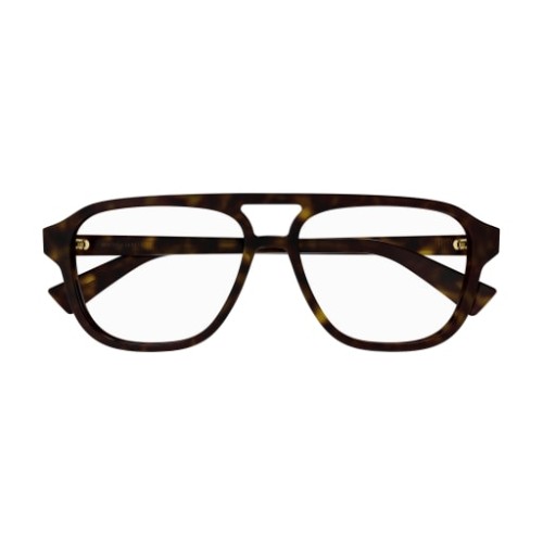 Bottega Veneta BV1294O - 002 - 56 Cadres optiques Havanna Pilot (Aviator)