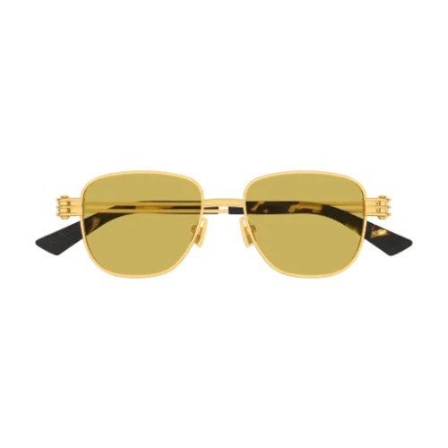 Bottega Veneta BV1380S - 002 - 51 Lunettes de soleil Or Angulaire