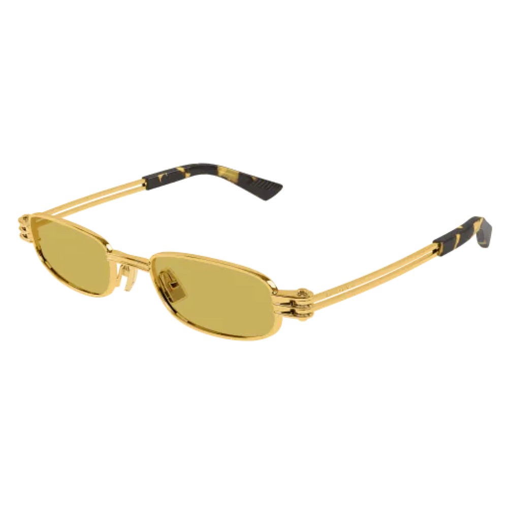 Bottega Veneta BV1381S - 002 - 50 Lunettes de soleil Or Ovale
