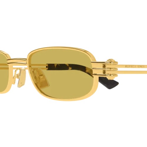 Bottega Veneta BV1381S - 002 - 50 Lunettes de soleil Or Ovale