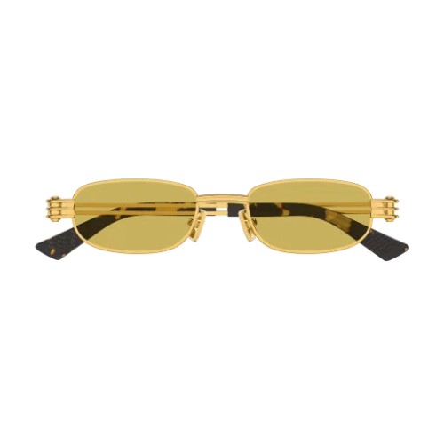 Bottega Veneta BV1381S - 002 - 50 Lunettes de soleil Or Ovale